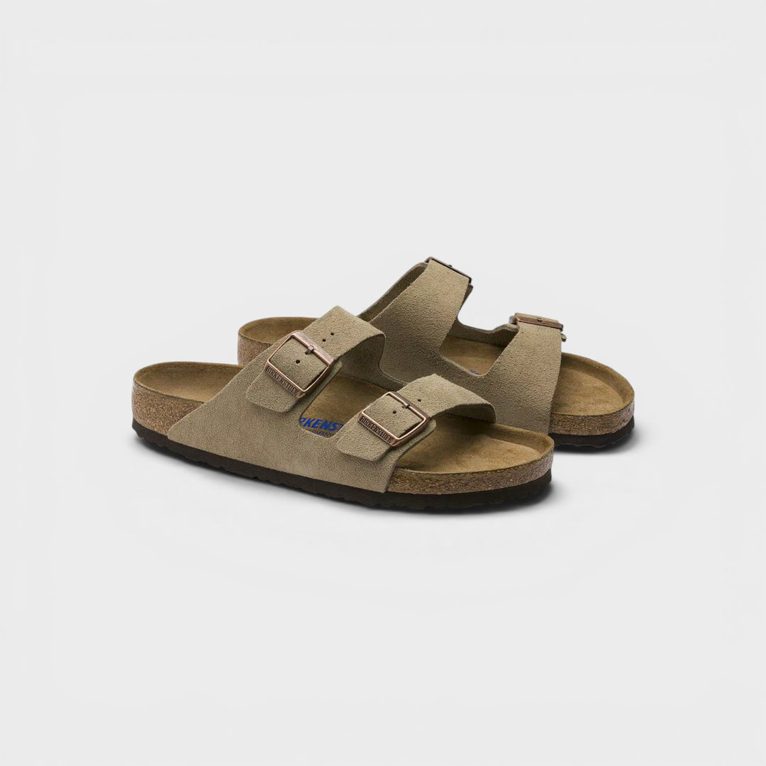 Birkenstock Arizona Suede Leather I Taupe