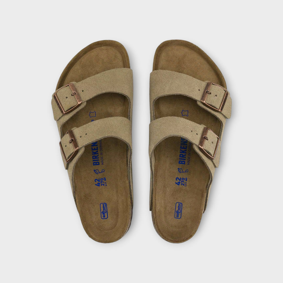 Birkenstock Arizona Suede Leather I Taupe