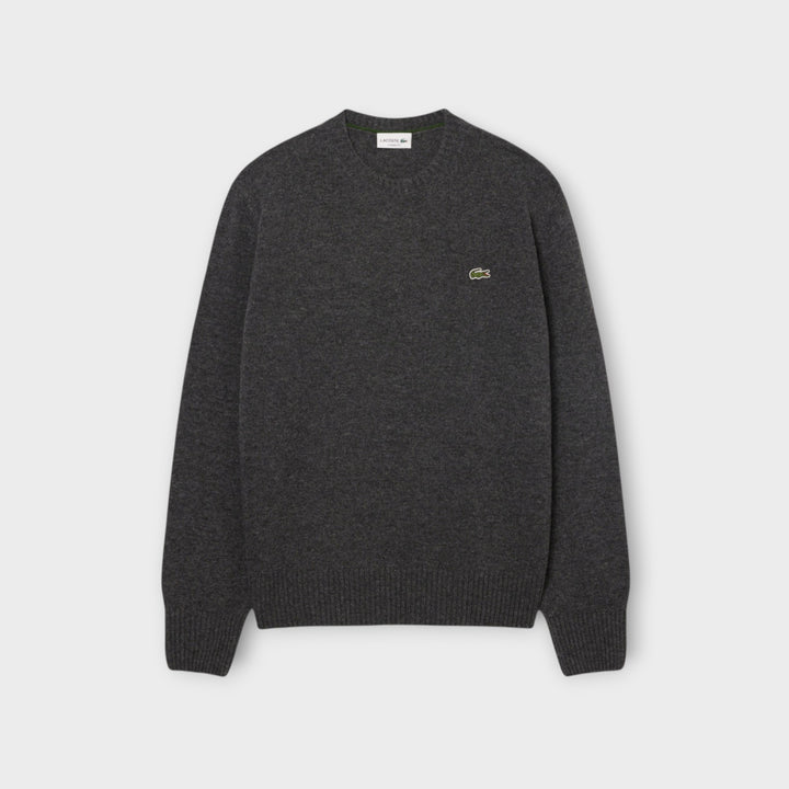 Lacoste Wool Crewneck Knit I Grey