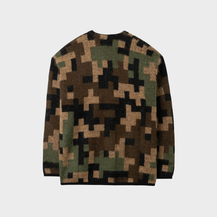 Stan Ray Knitted Cardigan I Digi Camo print
