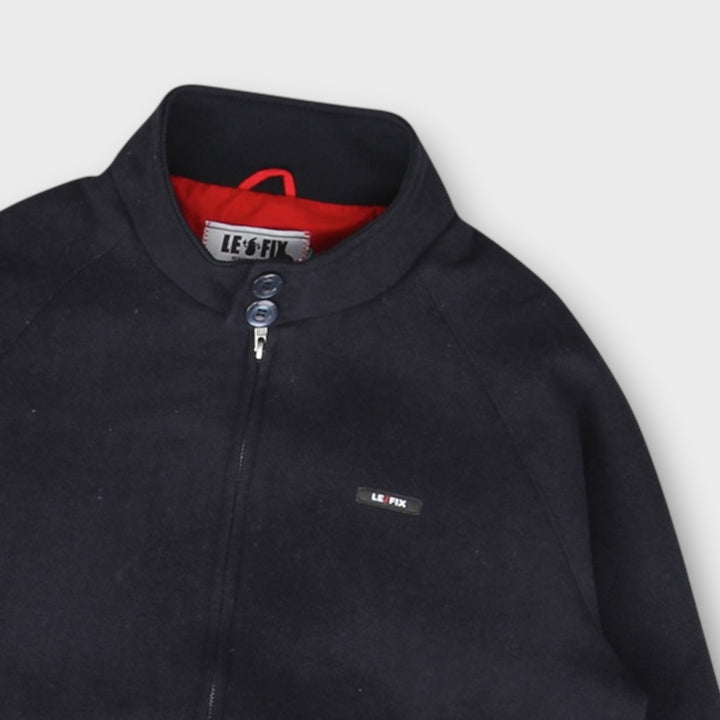 Le Fix Harrington Uldjakke I Navy