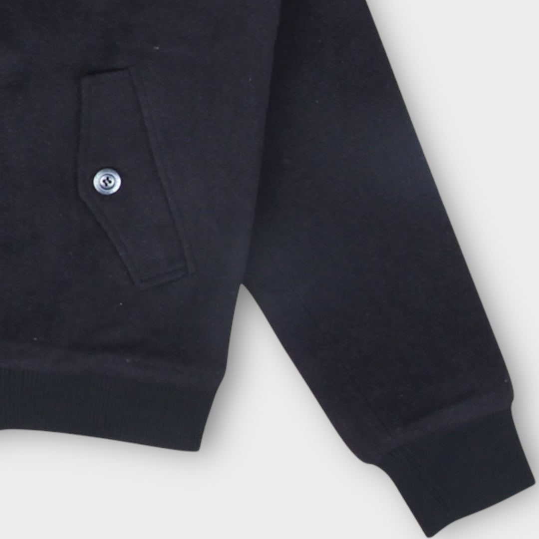 Le Fix Harrington Uldjakke I Navy