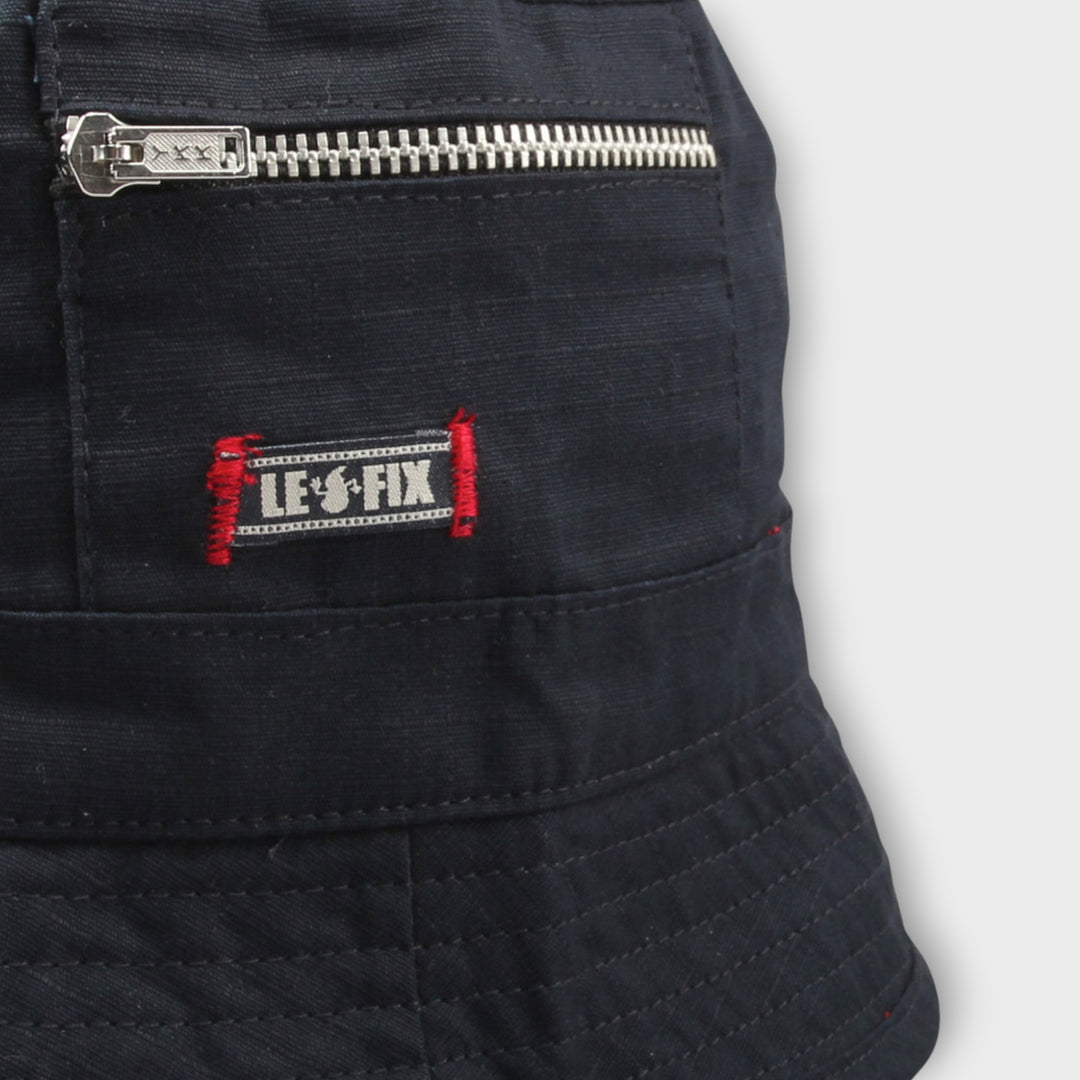 Le Fix Zip Bøllehat I Navy