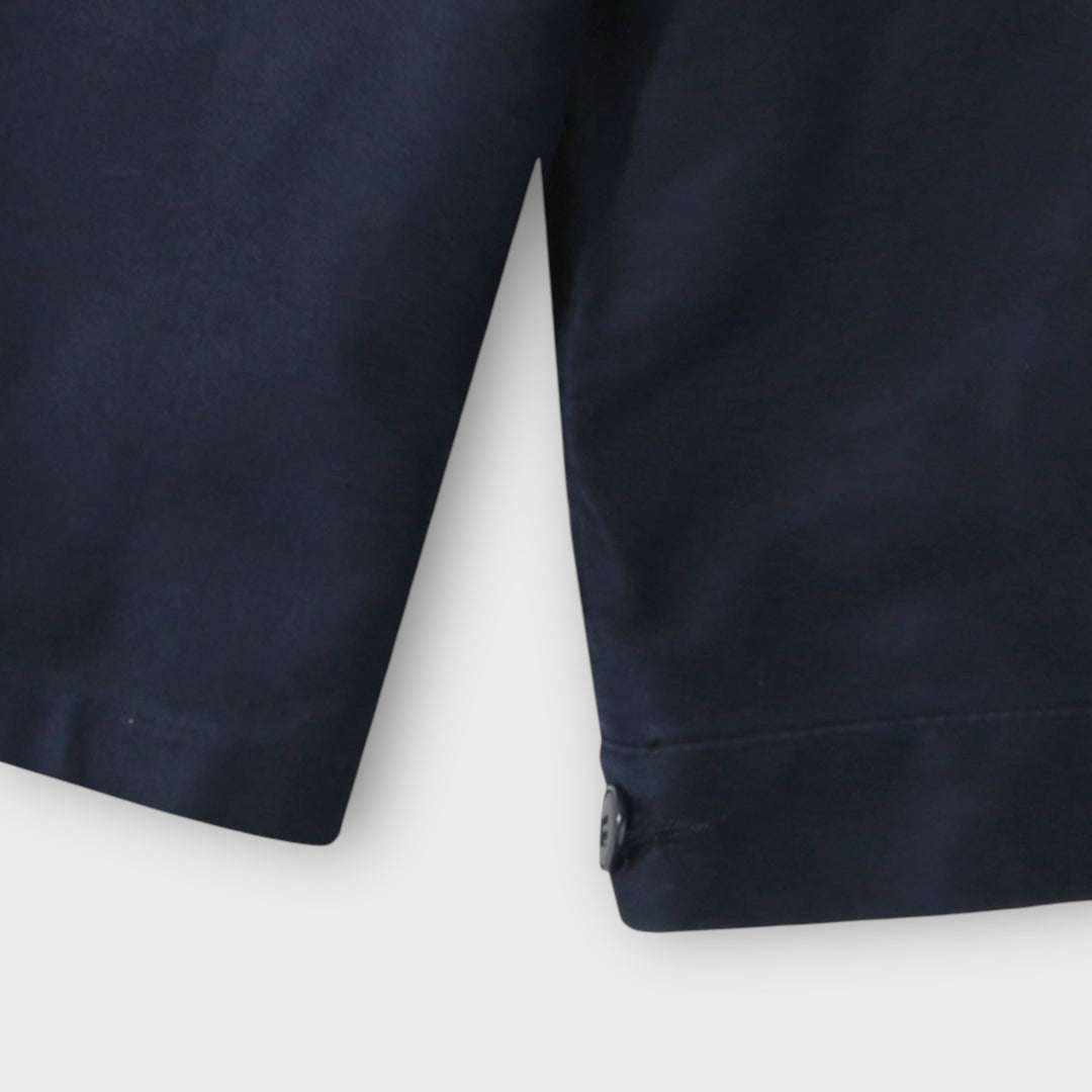 Le Mont Saint Michel Moleskin Work Jacket I Navy Blue