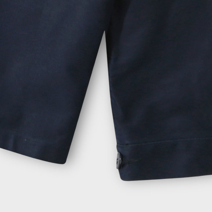 Le Mont Saint Michel Moleskin Work Jacket I Navy Blue