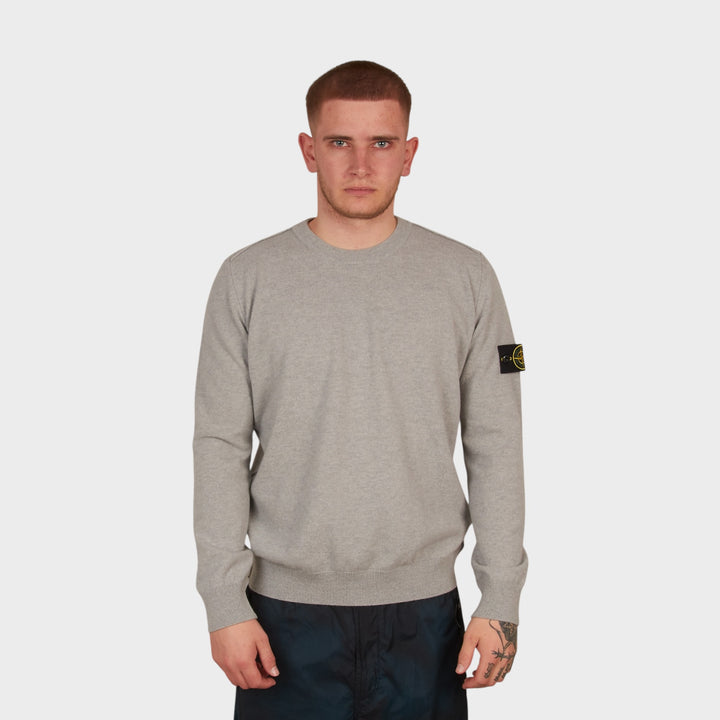 Stone Island Wool Crewneck Jumper I Grey