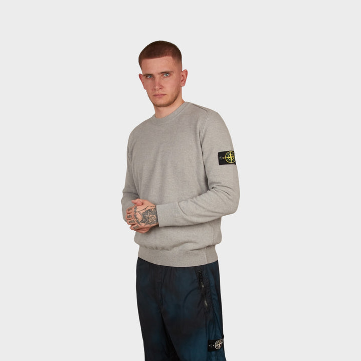 Stone Island Wool Crewneck Jumper I Grey