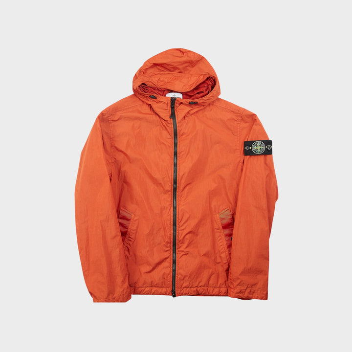 Stone Island Garment Dyed Crinkle Jakke I Burnt Orange