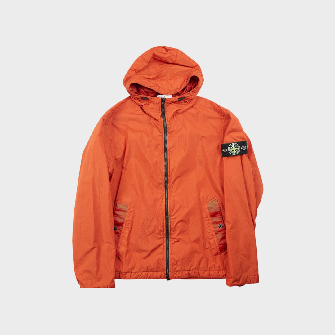 Stone Island Garment Dyed Crinkle Jakke I Burnt Orange