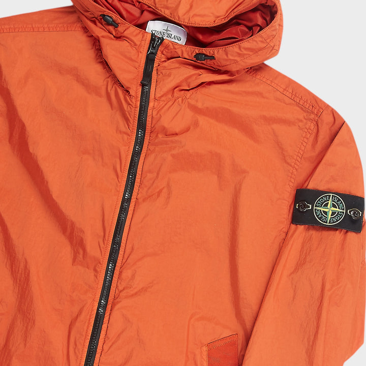 Stone Island Garment Dyed Crinkle Jakke I Burnt Orange