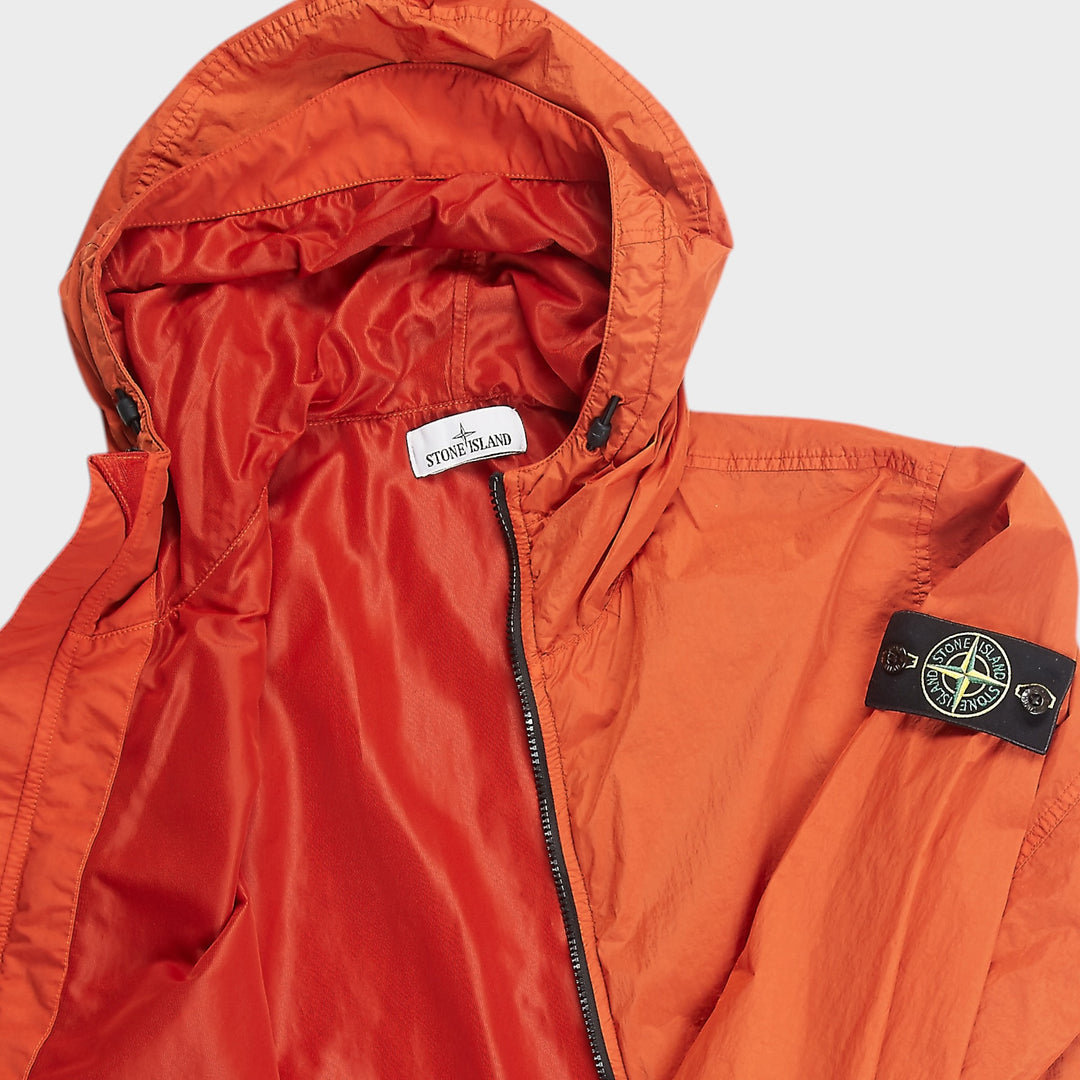 Stone Island Garment Dyed Crinkle Jakke I Burnt Orange