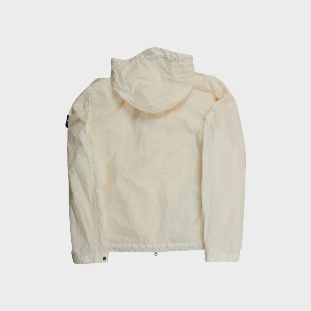 Stone Island Garment Dyed Crinkle Jakke I Off White