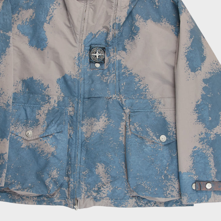 Stone Island Hand Painted David Light-TC Jakke I Grey/Blue