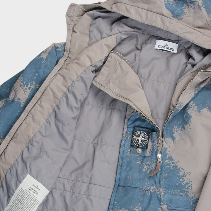 Stone Island Hand Painted David Light-TC Jakke I Grey/Blue