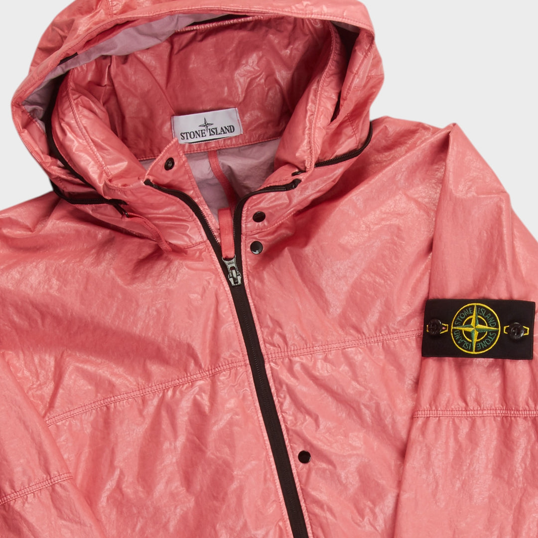 Stone Island Light Nylon 3L-TC Hooded Jakke I Pink
