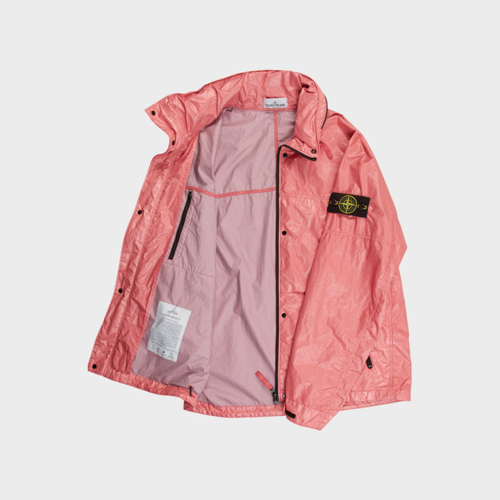Stone Island Light Nylon 3L-TC Hooded Jakke I Pink