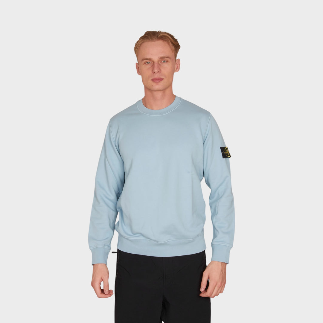 Stone Island Felpa Crewneck I Light Blue
