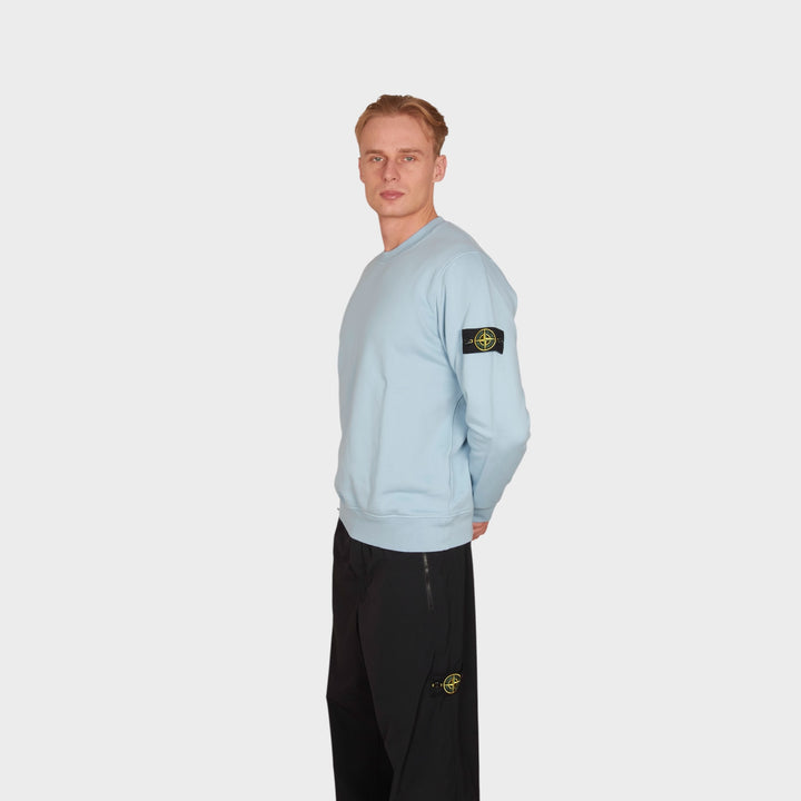 Stone Island Felpa Crewneck I Light Blue