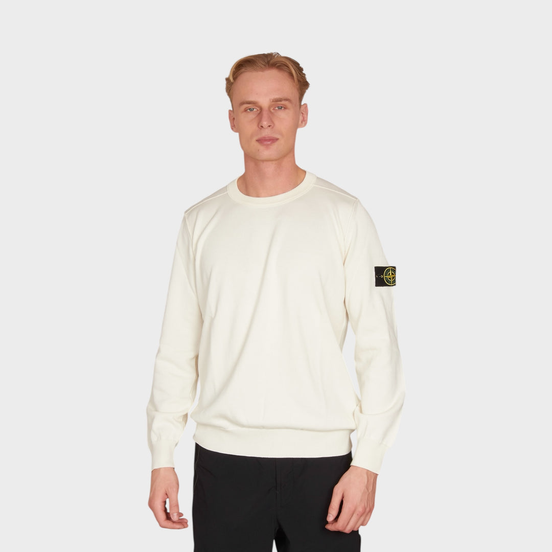Stone Island Crewneck Jumper I Ivory