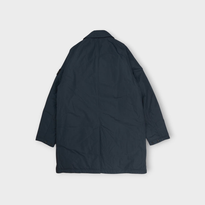 Stone Island Micro Reps Long Jacket I Navy
