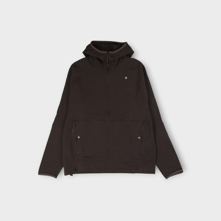 Stone Island Stellina Stretch Zip Hood I Grey