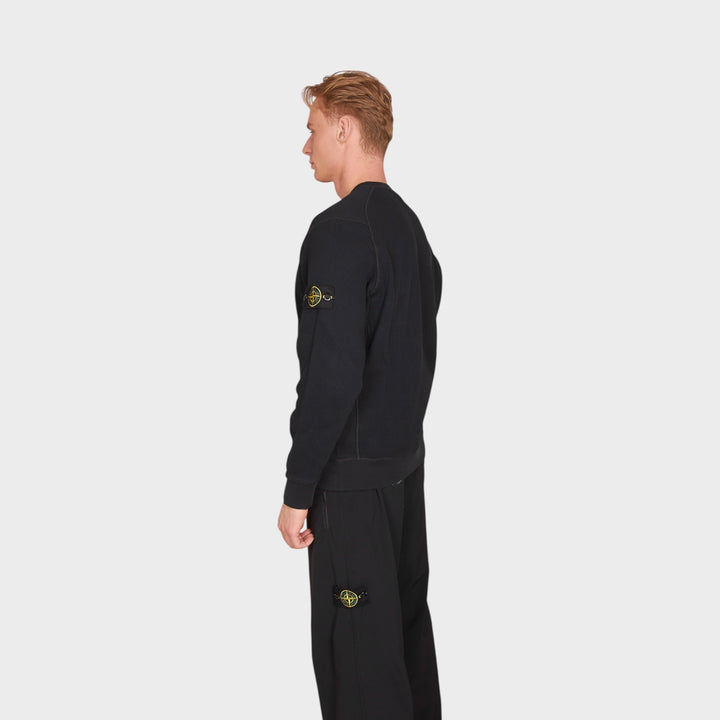 Stone Island Waffle Fleece Crewneck I Navy