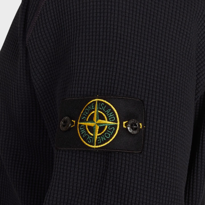 Stone Island Waffle Fleece Crewneck I Navy