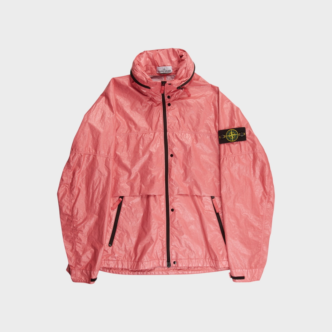 Stone Island Light Nylon 3L-TC Hooded Jakke I Pink