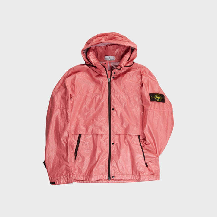 Stone Island Light Nylon 3L-TC Hooded Jakke I Pink