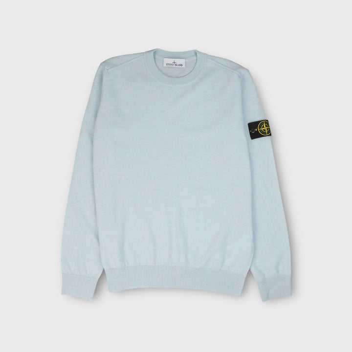 Stone Island Wool Crewneck Jumper I Light Blue