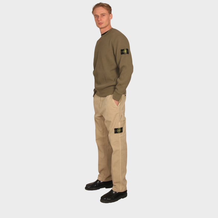 Stone Island Panama Cotton Pants I Sand