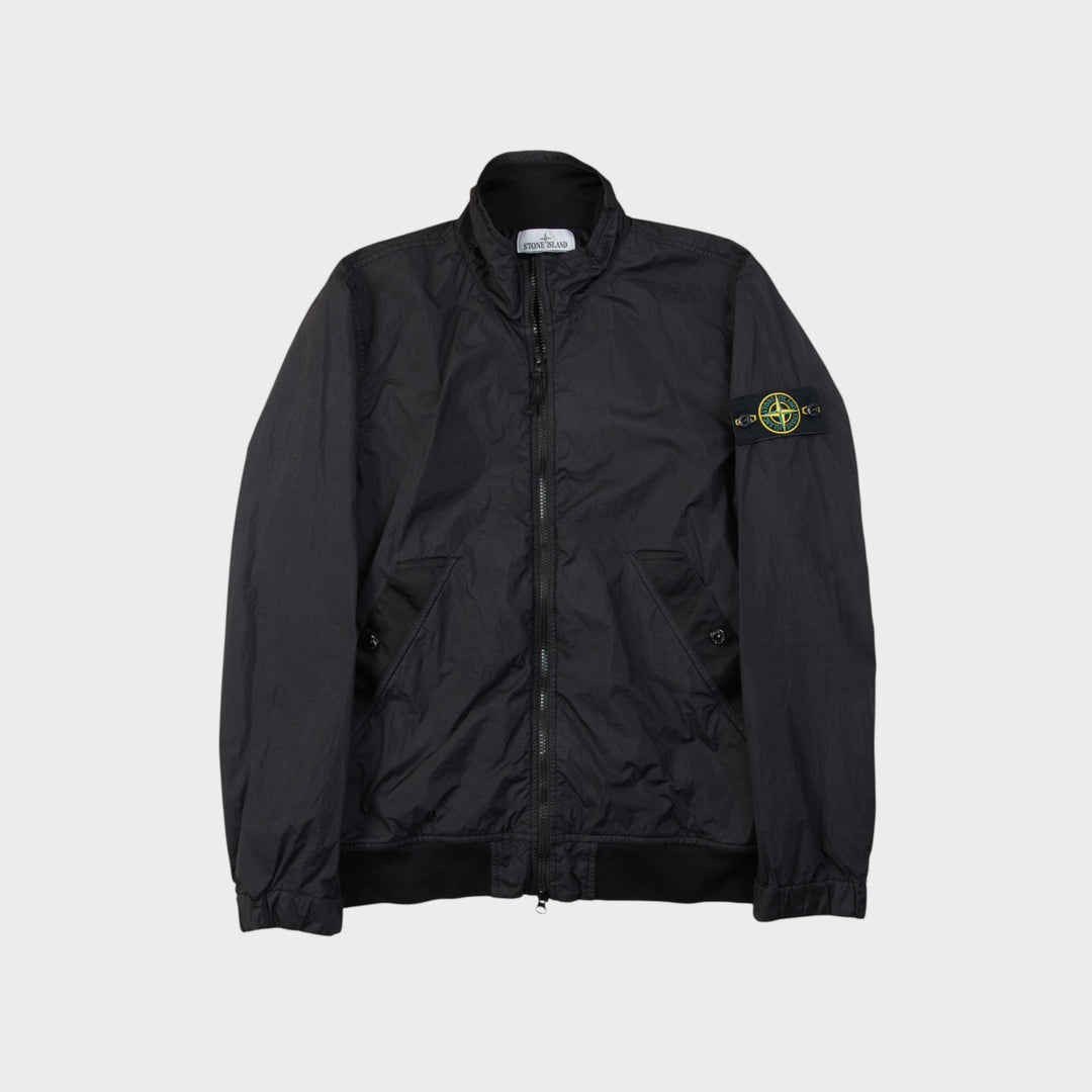 Stone Island Garment Dyed Crinkle Reps Jakke I Black