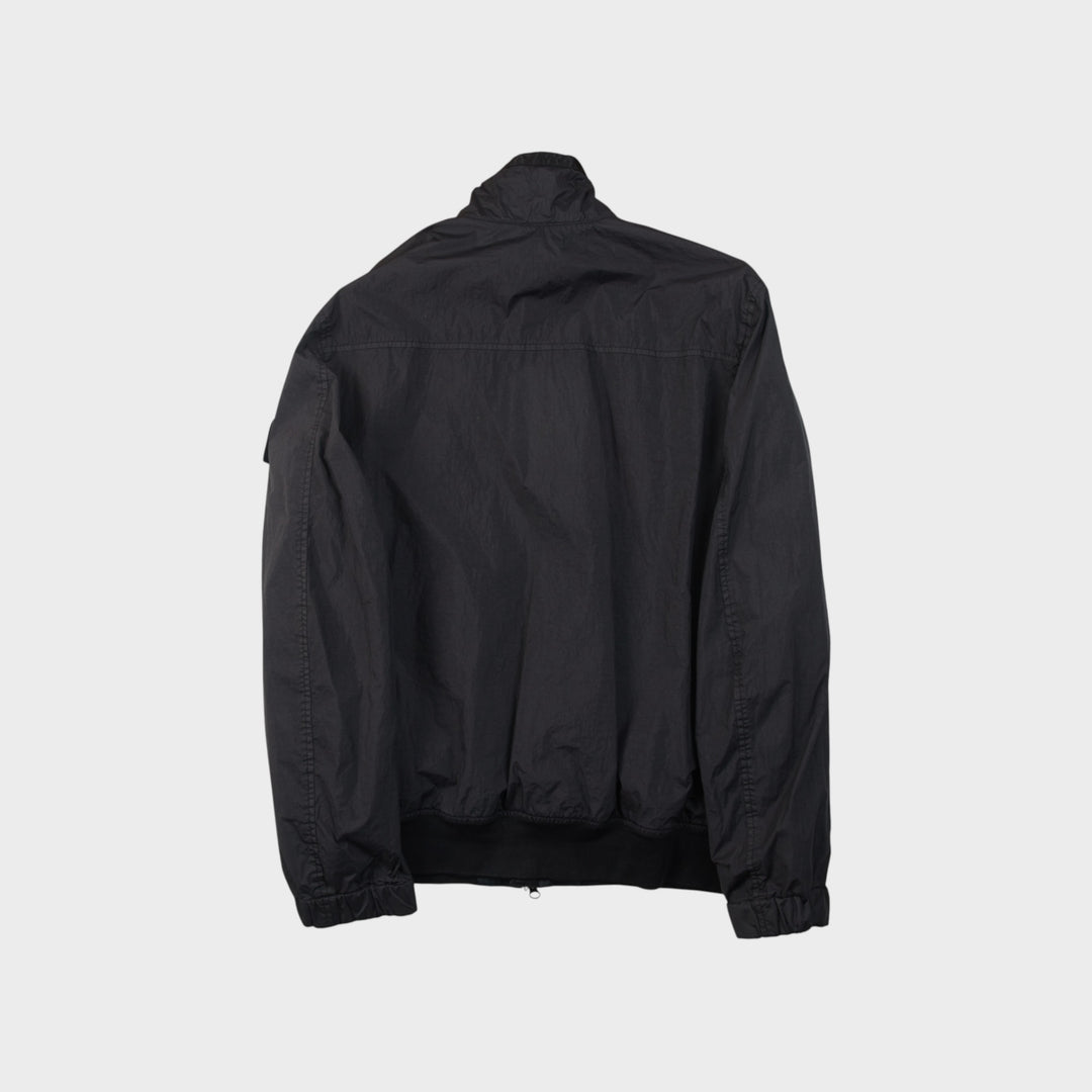 Stone Island Garment Dyed Crinkle Reps Jakke I Black