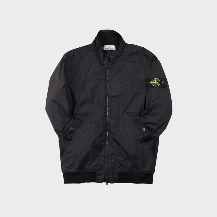 Stone Island Garment Dyed Crinkle Reps Jakke I Black