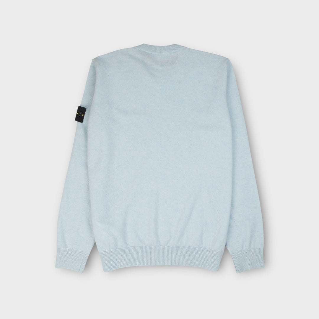 Stone Island Wool Crewneck Jumper I Light Blue