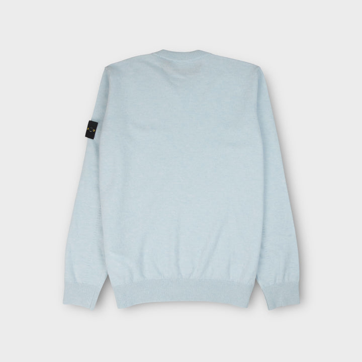 Stone Island Wool Crewneck Jumper I Light Blue