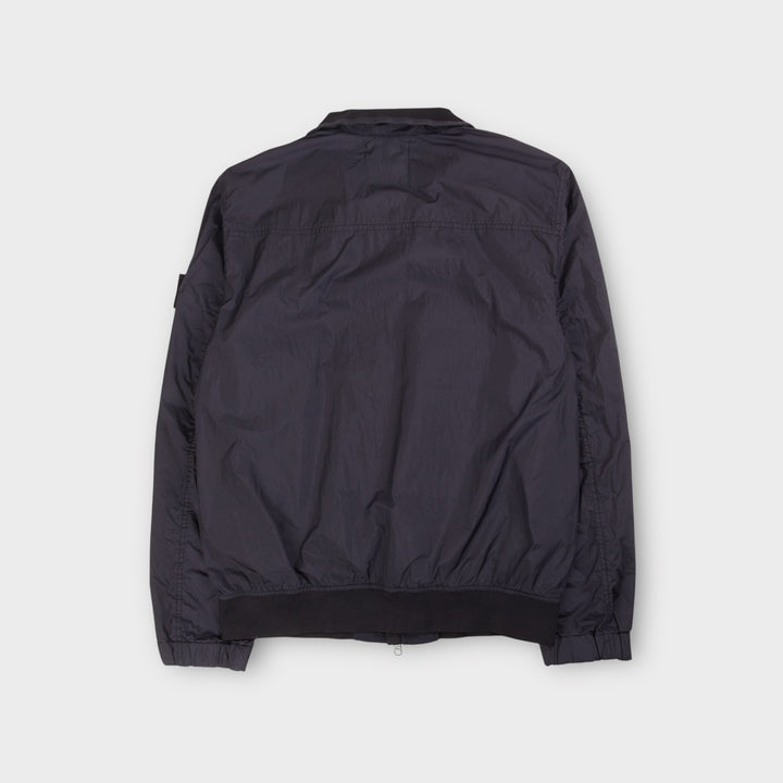 Stone Island K1S154100037 Garment Dyed Crinkle Reps Jakke I Navy