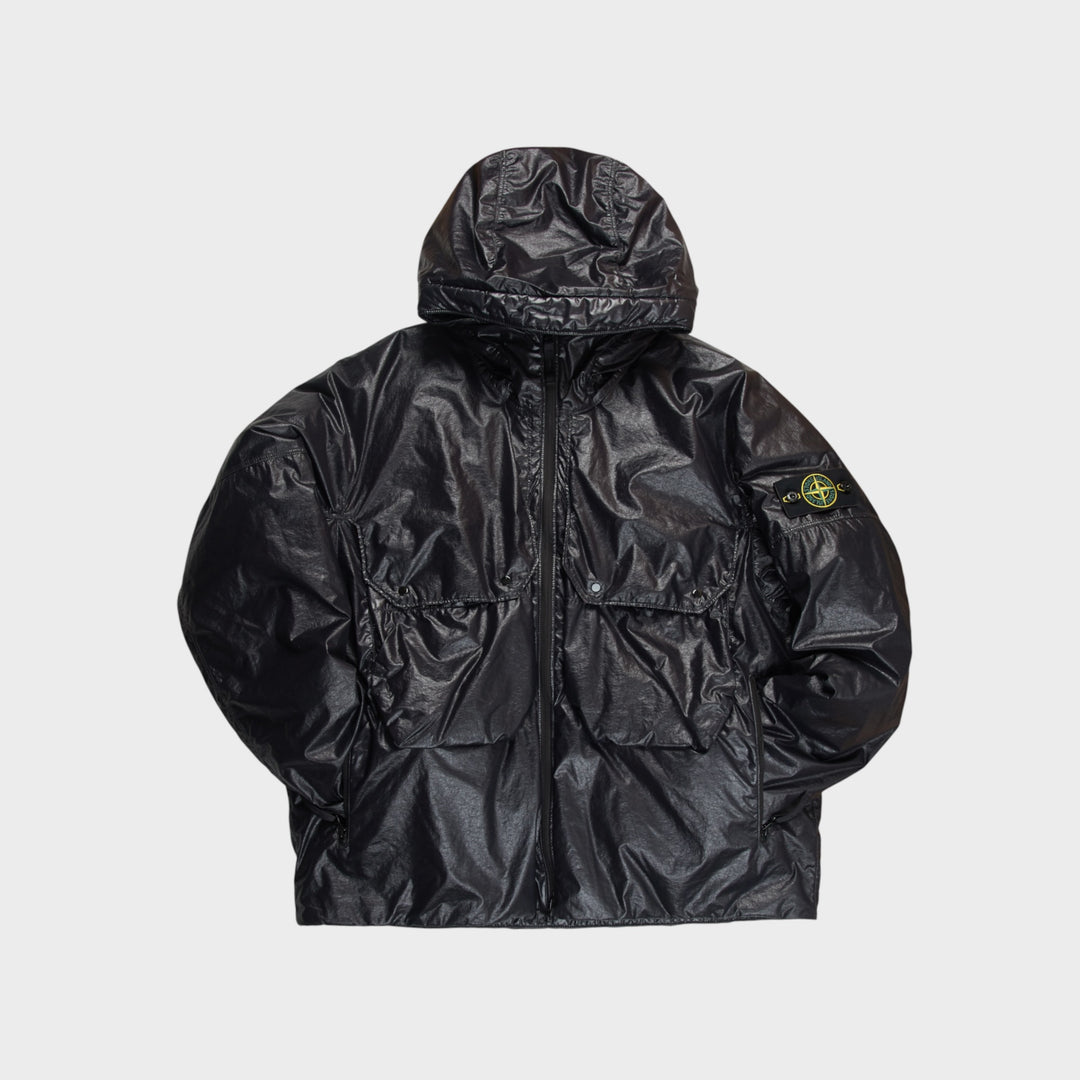 Stone Island Light Nylon 3L-TC Jakke I Black