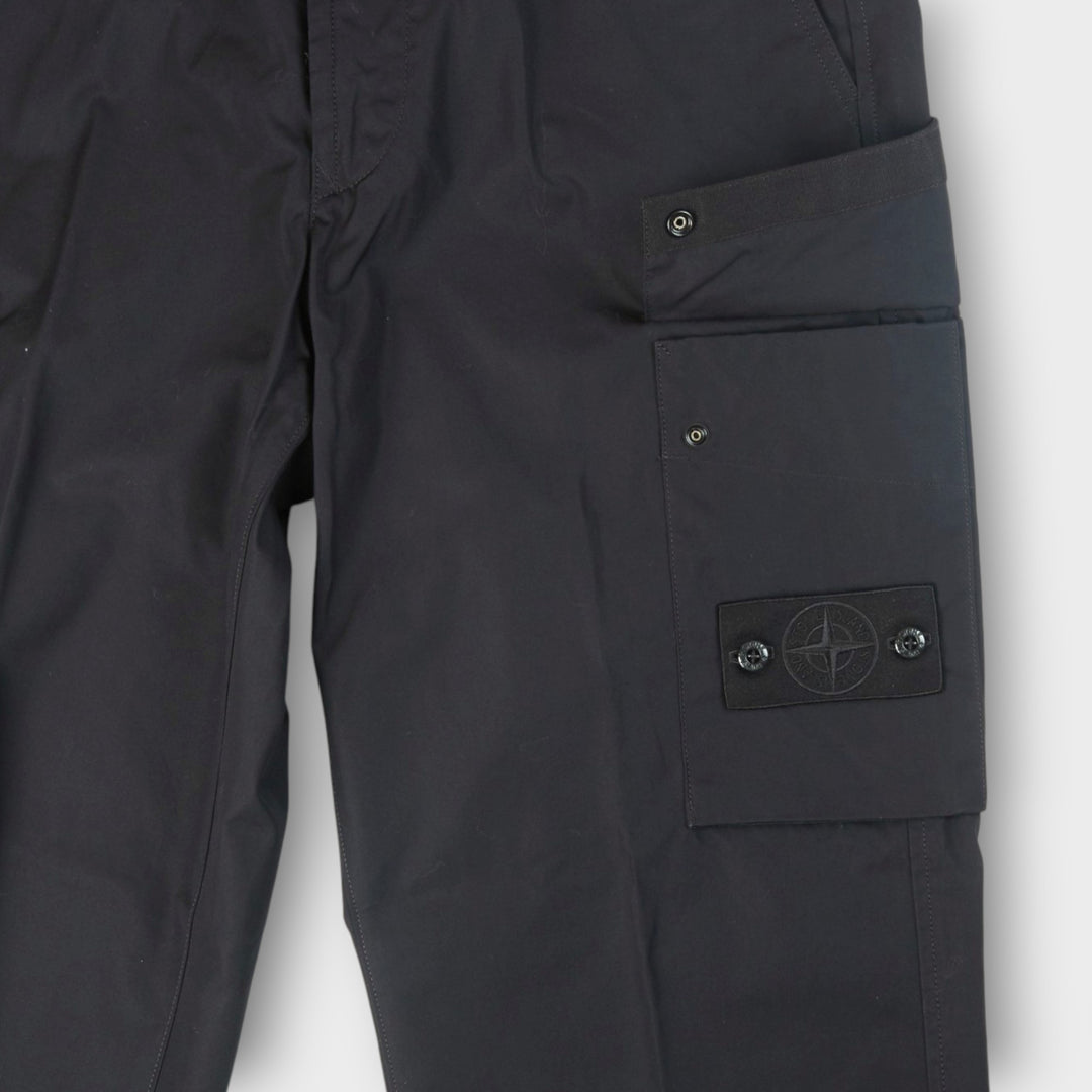 Stone Island All-Weather Cotton Ghost Bukser I Sort