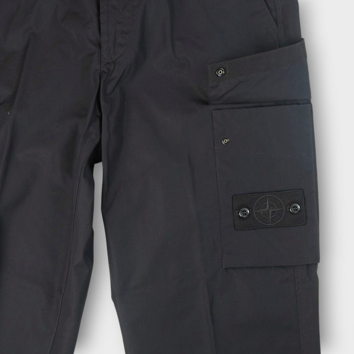 Stone Island All-Weather Cotton Ghost Bukser I Sort