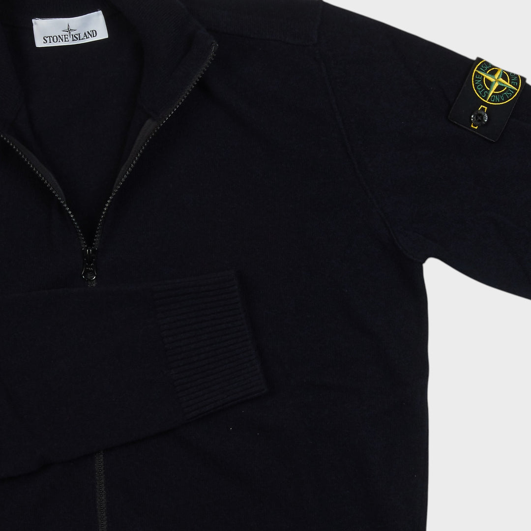 Stone Island Full Zip Jumper I Navy