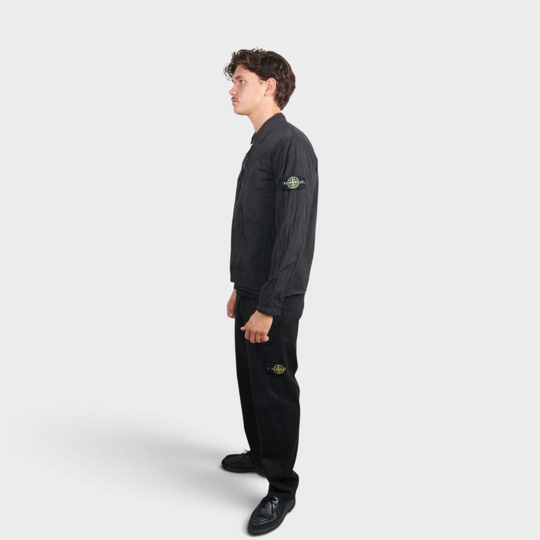 Stone Island Nylon Overshirt I Black