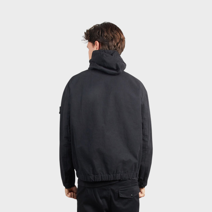 Stone Island Hooded Overshirt I Sort
