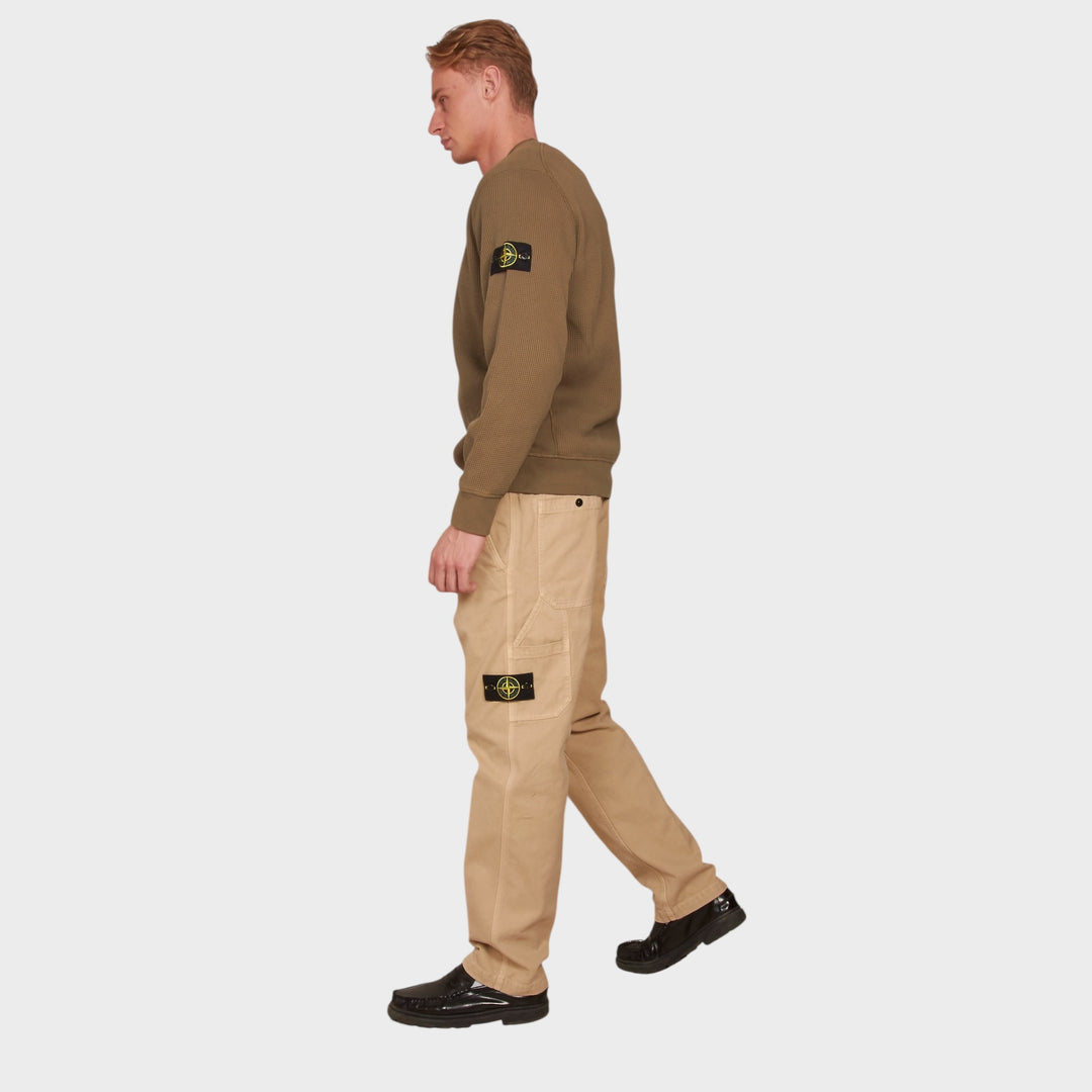 Stone Island Panama Cotton Pants I Sand