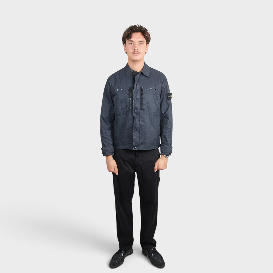 Stone Island Nylon Overshirt I Navy