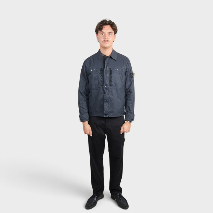 Stone Island Nylon Overshirt I Navy