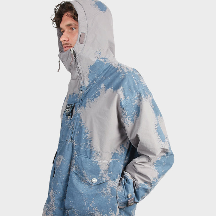 Stone Island Hand Painted David Light-TC Jakke I Grey/Blue