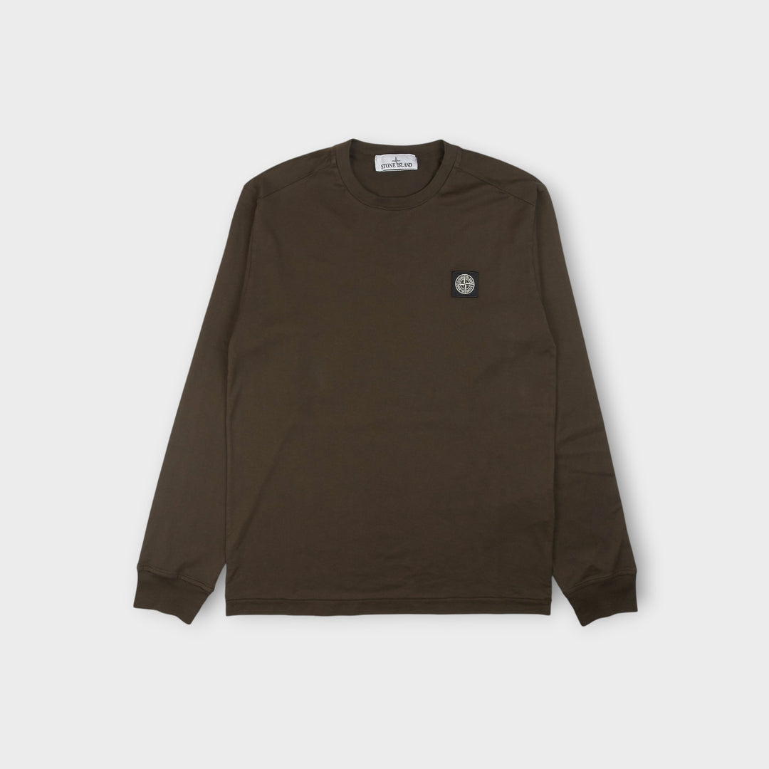 Stone Island Compass Patch Longsleeve T-shirt I Coal Grey