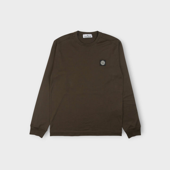 Stone Island Compass Patch Longsleeve T-shirt I Coal Grey