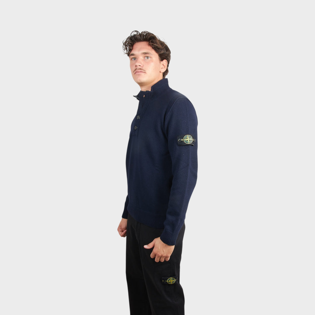 Stone Island Maglia RWS Button-Up Strik I Navy